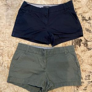 J. crew chino shorts 💙💚
